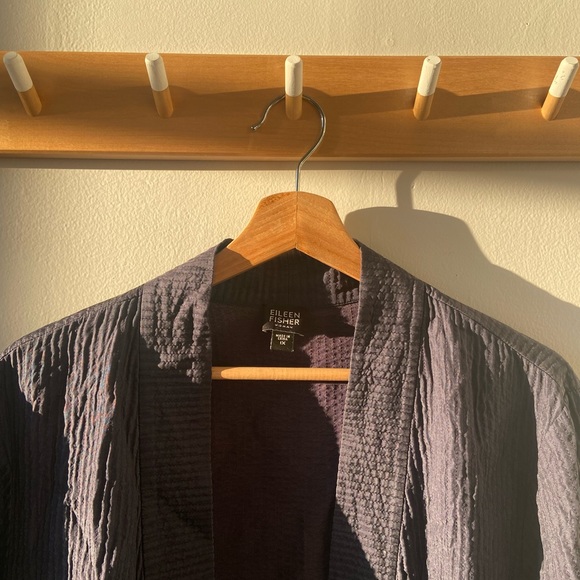 Navy Blue Eileen Fisher Blazer, Size 1X - Picture 2 of 3